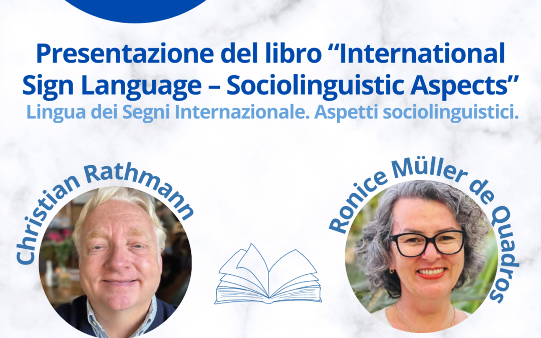 Webinar di presentazione del libro “International Sign Language. Sociolinguistic Aspects”