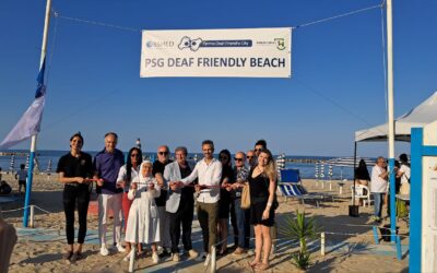 Inaugurata la “Deaf Friendly Beach”, la prima spiaggia accessibile ai sordi in Italia
