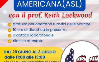 Introduzione alla Lingua dei Segni Americana – ASL
